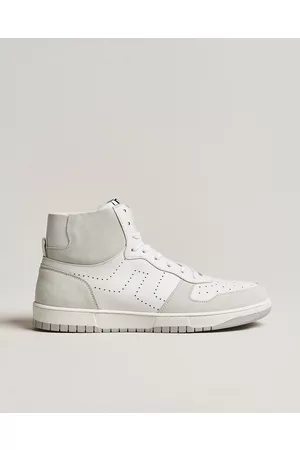 J Lindeberg Kane High Top Leather Sneaker White