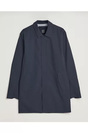 Scandinavian Edition Key Waterproof Coat Midnight Blue