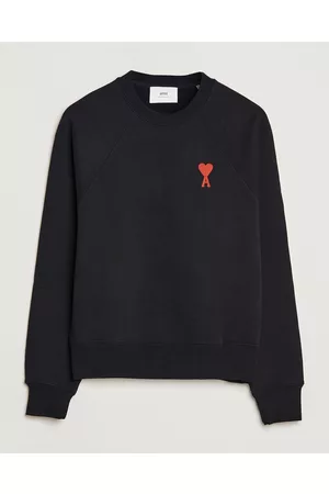 Ami Big Heart Sweatshirt Black