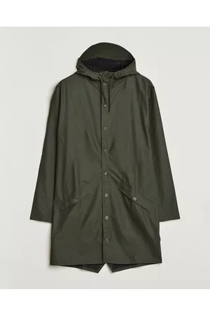 Rains Long Jacket Green