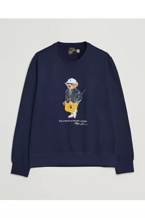 Ralph Lauren Herre Sweatshirts - Magic Fleece Printed Bear Sweatshirt Navy