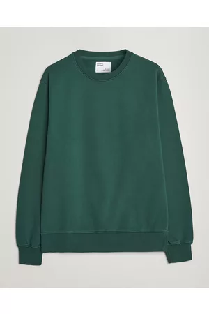 Colorful Standard Herre Sweatshirts - Classic Organic Crew Neck Sweat Emerald Green