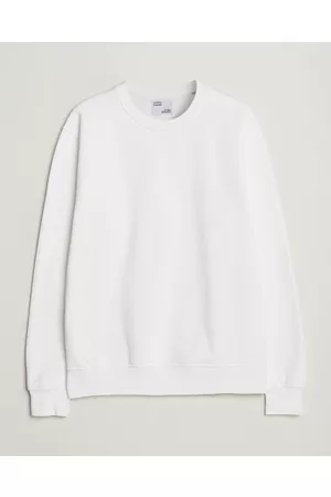 Colorful Standard Herre Sweatshirts - Classic Organic Crew Neck Sweat Optical White