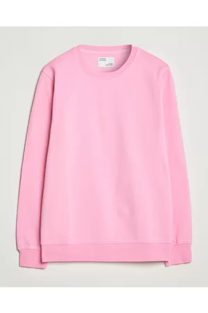 Colorful Standard Herre Sweatshirts - Classic Organic Crew Neck Sweat Flamingo Pink