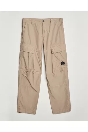 C.P. Company Herre Cargobukser - Microreps No Peach Loose Fit Cargo Pants Sand