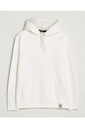 Ralph Lauren Herre Hettegensere - Vintage Fleece Hoodie Deckwash White