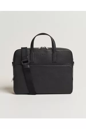 HUGO BOSS Herre Kofferter - Crosstown Computer Leather Bag Black