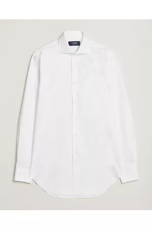 Kamakura Herre Slim fit - Slim Fit Royal Oxford Spread Shirt White