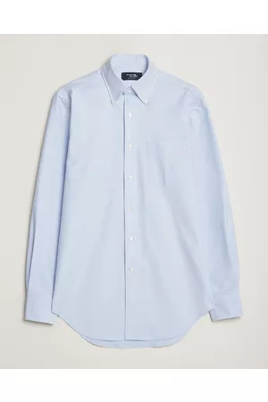 Kamakura Herre Slim fit - Slim Fit Oxford BD Shirt Light Blue