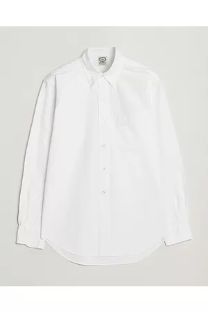 Kamakura Herre Vintage skjorter - Vintage Ivy Oxford Button Down Shirt White