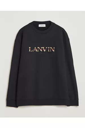 Lanvin Herre Sweatshirts - Curb Logo Sweatshirt Black