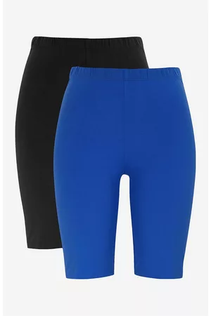 Cellbes Dame Shorts - Komfortabel sykkelshorts i organisk bomull Tindra 2-pack