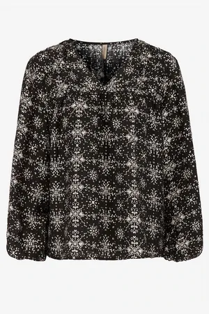 soyaconcept Bluse med teksturert vev