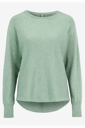 soyaconcept Finstrikket genser med knapper i ryggen Dollie