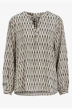 Freequent Jacquardvevd bluse