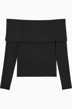 COS OFF-THE-SHOULDER LONG-SLEEVED TOP