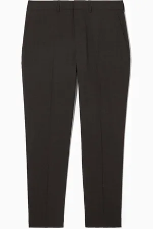 COS SLIM WOOL MÉLANGE TAPERED TROUSERS