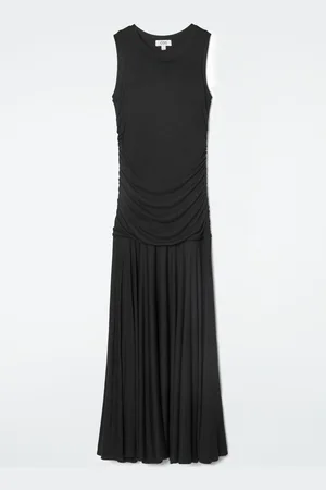 COS RUCHED MAXI DRESS