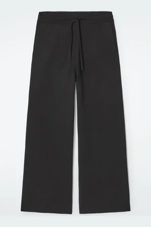 COS DOUBLE-FACED KNITTED JOGGERS