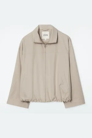 COS BUBBLE-HEM COTTON JACKET