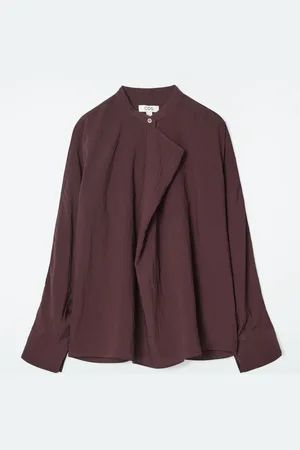 COS DRAPED BLOUSE