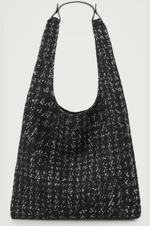 COS OVERSIZED JACQUARD TOTE BAG