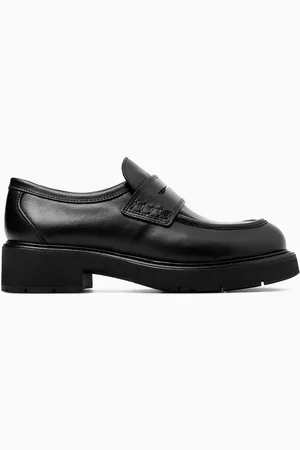 COS CHUNKY LEATHER PENNY LOAFERS