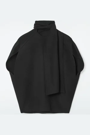 COS THE DOUBLE-FACED SCARF BLOUSE