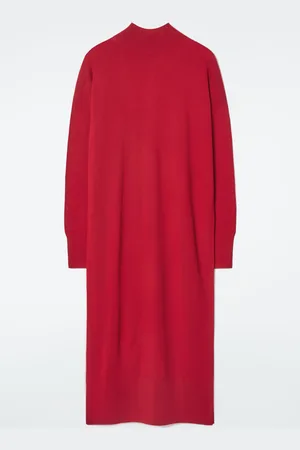 COS MERINO WOOL TURTLENECK DRESS