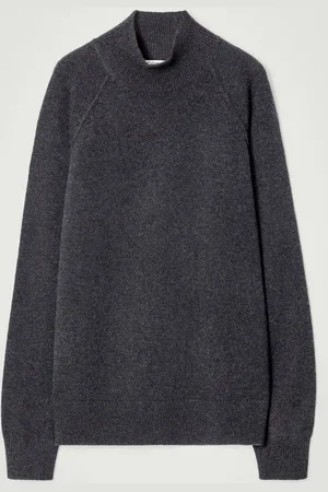 COS PURE CASHMERE FUNNEL-NECK JUMPER
