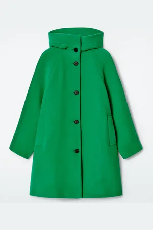 COS OVERSIZED WOOL HOODED COAT