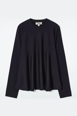 COS TRAPEZE MERINO WOOL JUMPER