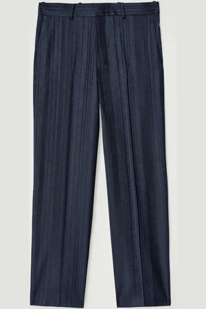 COS JACQUARD STRAIGHT-LEG TROUSERS