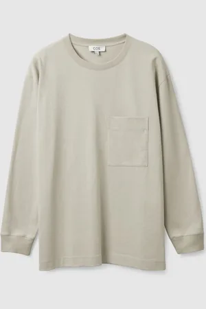 COS OVERSIZED HEAVYWEIGHT LONG-SLEEVE T-SHIRT
