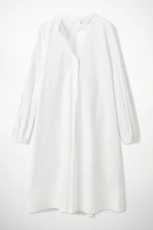 COS PLEATED SHIRT DRESS