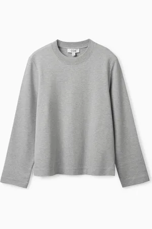 COS SLIM-FIT HEAVYWEIGHT LONG-SLEEVE T-SHIRT