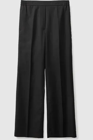 COS ELASTICATED WOOL TROUSERS
