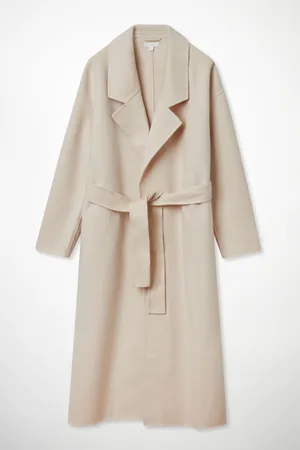 COS WOOL MIX RELAXED BELTED COAT