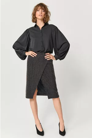 Saint Tropez Omslagsskjørt Jersey Skirt