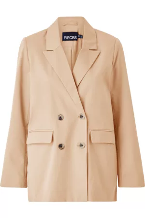 Pieces Blazer pcThelma LS Oversize Blazer - Beige