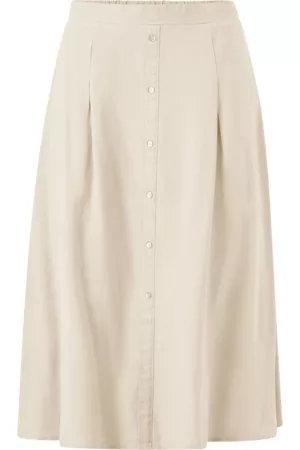 VERO MODA Skjørt vmJesmilo Calf Skirt Wvn GA - Sølv