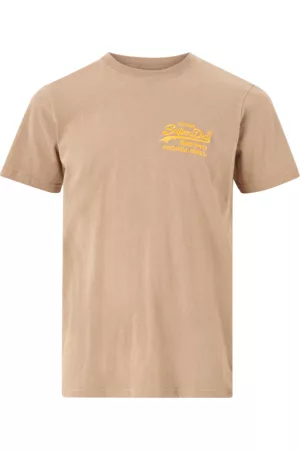 Superdry T-skjorte Vintage VL Neon Tee - Brun