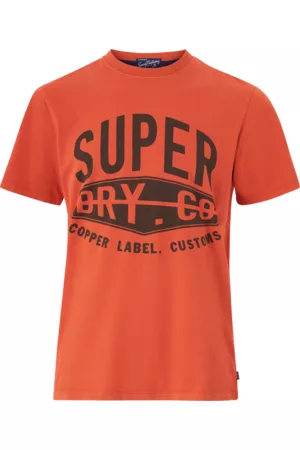 Superdry Herre Vintage skjorter - T-skjorte Vintage Copper Label TeeE - Orange