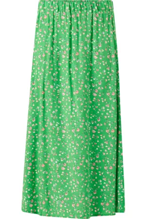 Object Dame Midiskjørt - Skjørt objEma Bobbie Skirt - Grønn