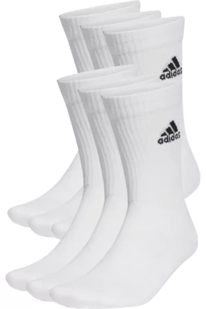 adidas Dame Sokker - Sokker Cushioned Sportswear Crew Socks 6-pk - Hvit - 37/39