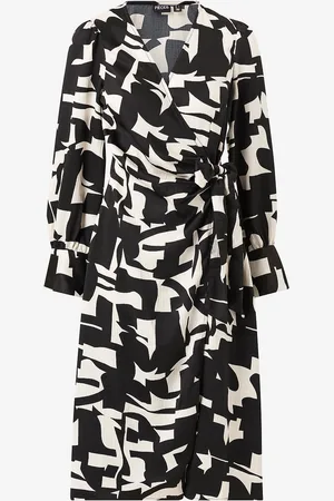 Pieces® Omslagskjole pcSadie LS Midi Dress