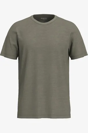 SELECTED T-skjorte slhAspen Slub SS O-neck Tee