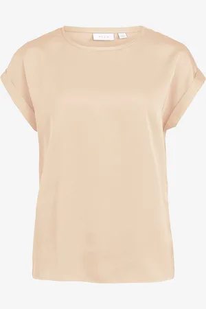 VILA Topp viEllette S/s Satin