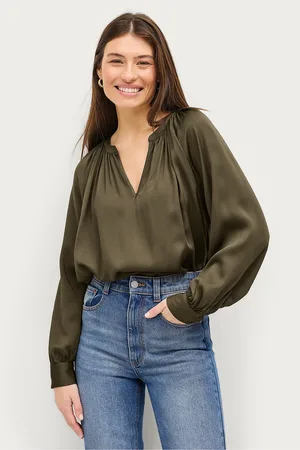 Second Female Bluse Drape Tunic Blouse