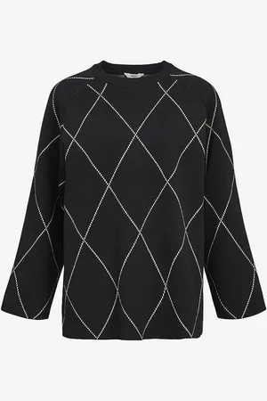 Object Pullover objEster LS Knit Top Aop